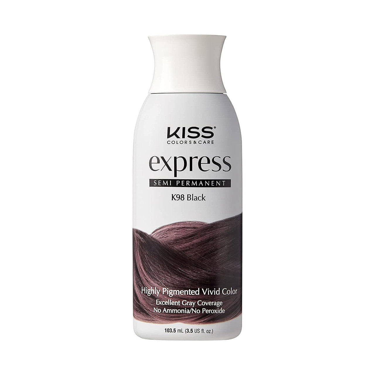 Kiss Express Color #K98 Semi- Permanent Black, 3.5 Oz